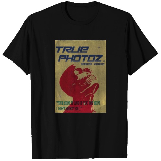 TRUEPHOTOZ 'RED SKULL' T Shirts