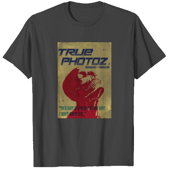 TRUEPHOTOZ 'RED SKULL' T Shirts