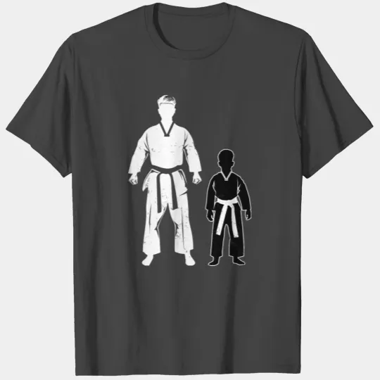 Father s Day Dad And Son Matching Taekwondo T Shirts