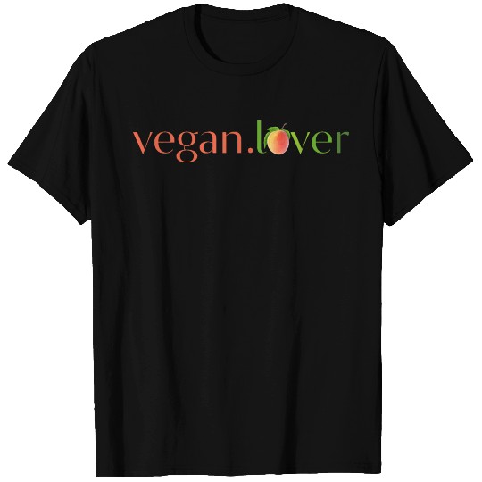 Vegan lover apricot T Shirts