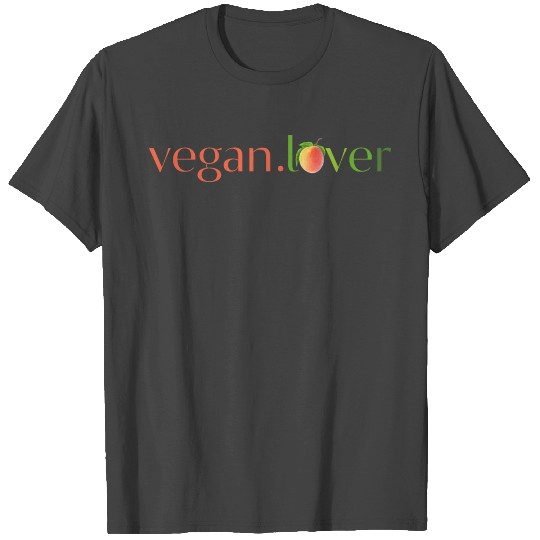 Vegan lover apricot T Shirts