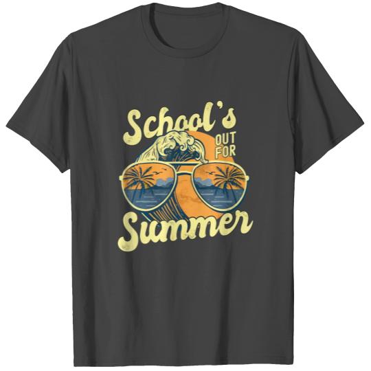 Schools Out For Summer For Teacher Cool Last Day V T Shirts