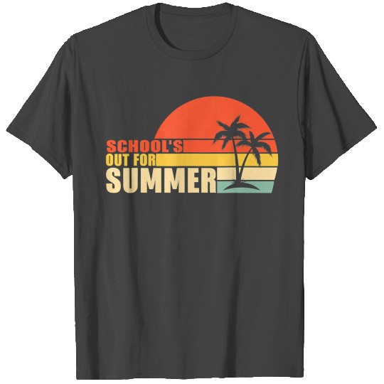 Retro Last Day Of School Schools Out For Summer Te T Shirts