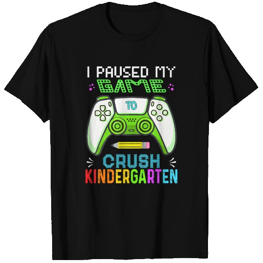 Kindergarten gamer first day back to school gaming T Shirts