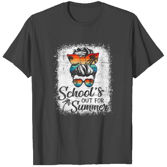 Schools Out For Summer Last Day Of School Messy Bu T Shirts