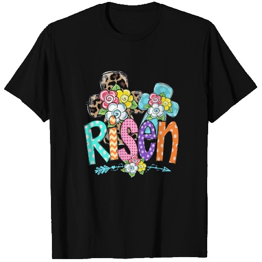 Happy Easter For Christian Mom He Is Risen Leopard T Shirts