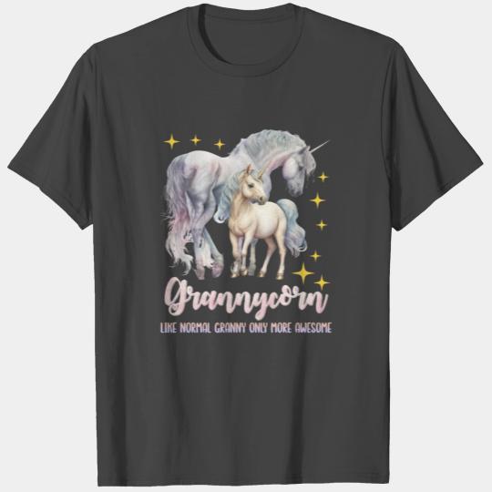 Unicorn Fan Grandmacorn Grandma Mother's Day T Shirts