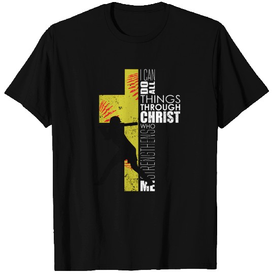 Softball Playersn Christian Religious T Shirts