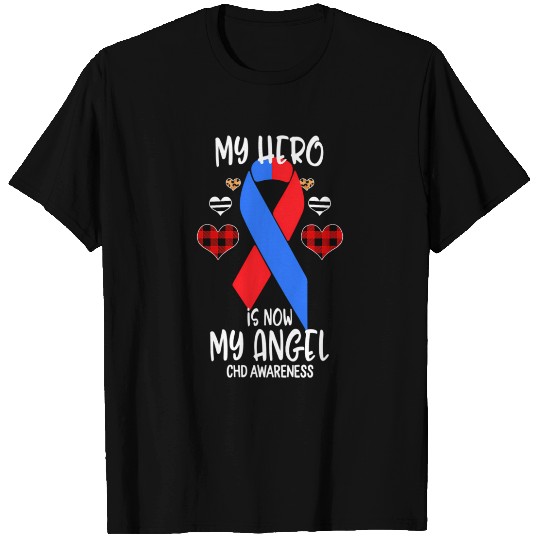 Chd Awareness Remembrance Hero Is Now My Angel T Shirts