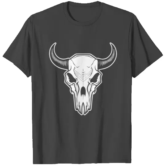 Cow Skull Boho T Shirts
