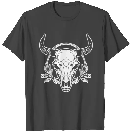 Cow Skull Boho T Shirts
