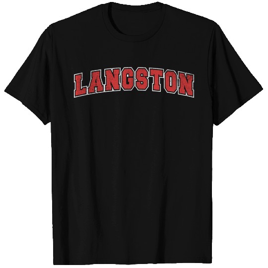 Langston Oklahoma Varsity College Style T Shirts