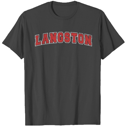 Langston Oklahoma Varsity College Style T Shirts
