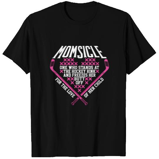 Hockey Mom Momsicle T Shirts