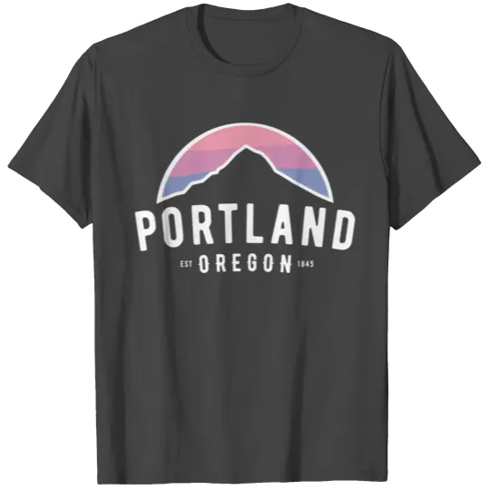 Portland Mt Hood Mountain Adventure Sunset Oregon T Shirts
