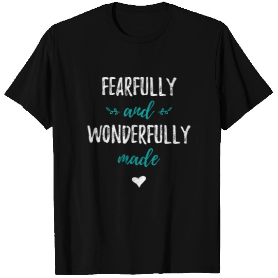 Fearfully And Wonderfully Made God Distressed T Shirts