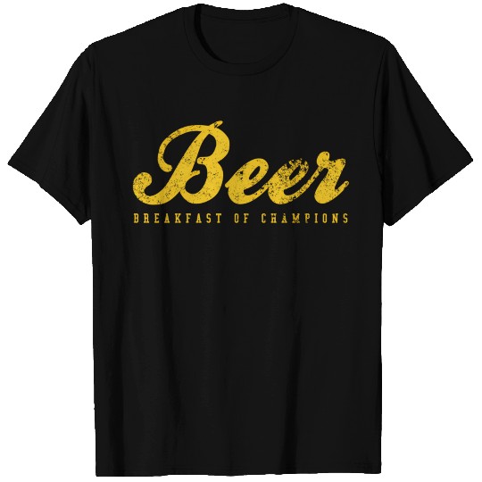 Beer Breakfast Of Champions Inred T Shirts