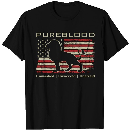Pureblood Movement Pureblood Medical Freedom Lion T Shirts