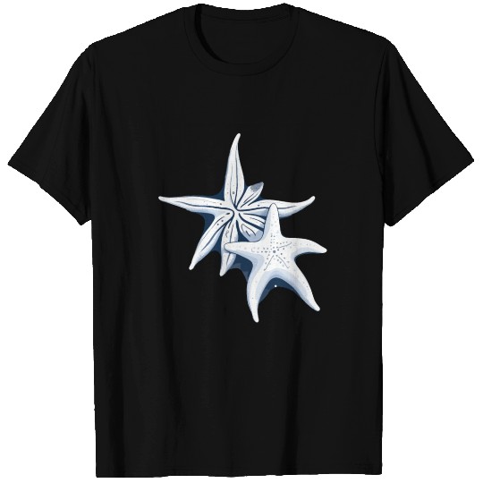 Two starfish ink drawing T Shirts