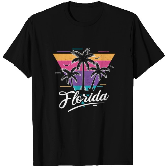 Love Florida Sunset Style 80S T Shirts