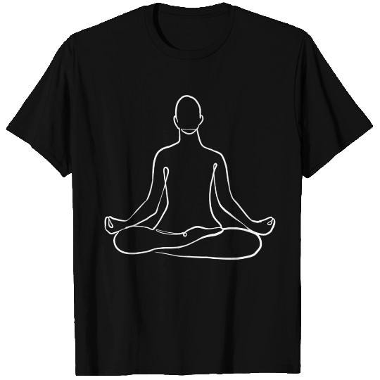 Yoga Teacher Namaste One Line Meditation Buddhism T Shirts