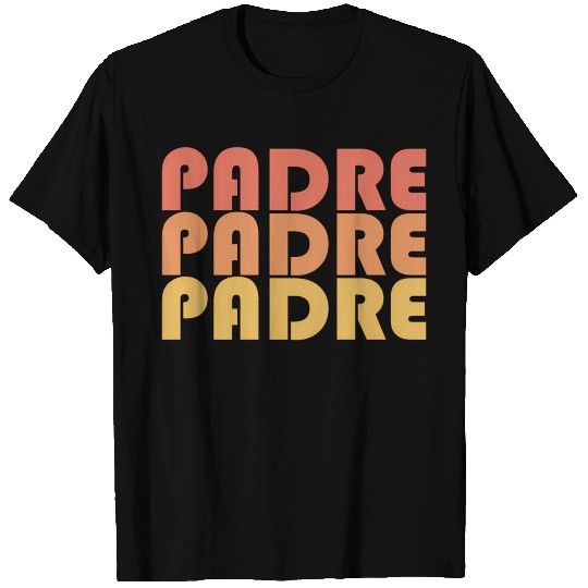 Padre Typography 1970S T Shirts