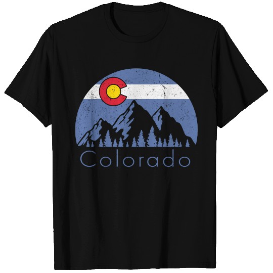 Colorado Mountain Flag T Shirts
