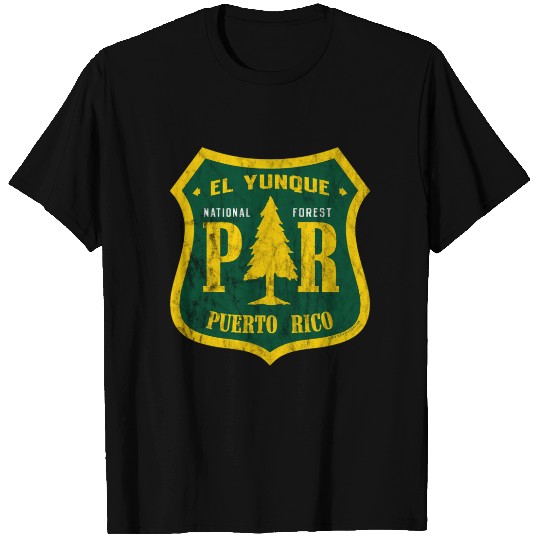 El Yunque National Forest Puerto Rico Shield Look T Shirts