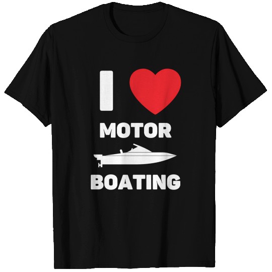 I Love Motorboating I Heart Motorboating edboat T Shirts