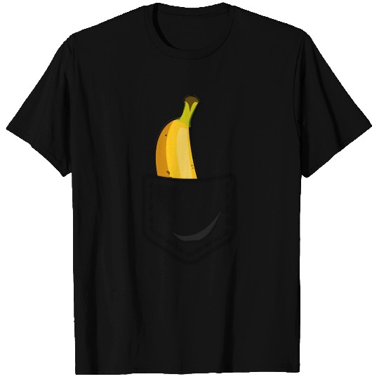 Banana Pocket Summer Great Vegan T Shirts