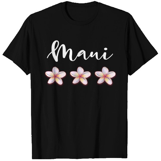 Maui Hawaiian Plumeria Vacation Luau T Shirts