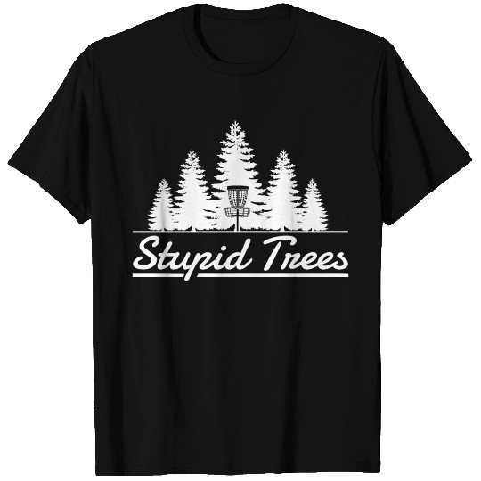 Stupid Trees Disc Golf Face Mask T Shirts
