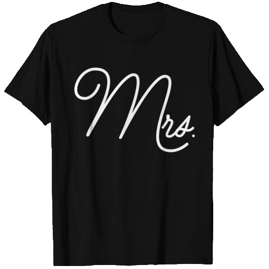 Mrs Honeymoon For Bride Wedding T Shirts