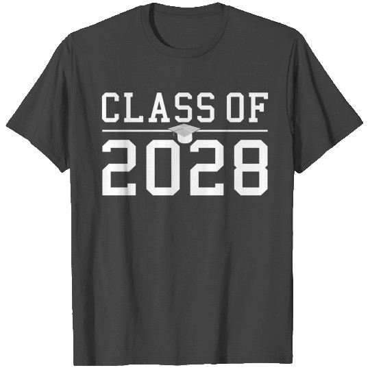 Class Of 2028 Grow With Me First Day School T Shirts