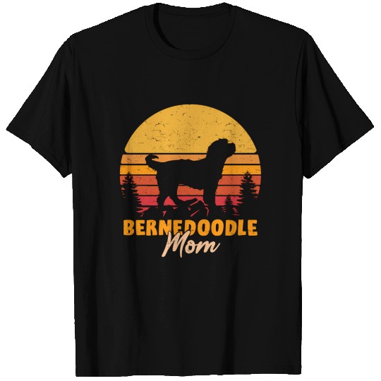 Bernedoodle Mom Mama Dog T Shirts