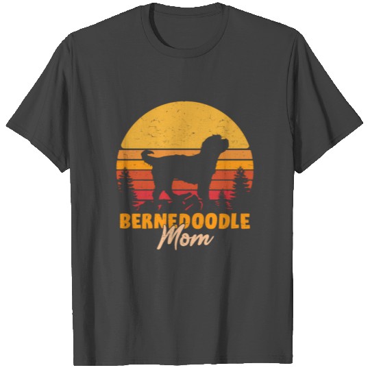 Bernedoodle Mom Mama Dog T Shirts
