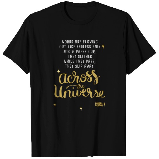 Lyrics By And Mccartney Across The Universe T Shirts