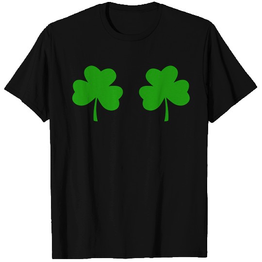 Irish Shamrock Boobs St Patrick'S Day T Shirts