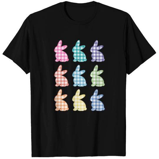 Easters For Plaid Easter Bunny Gingham T Shirts