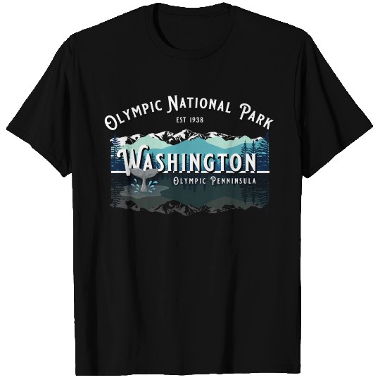Olympic National Park Washington Hiking Camping T Shirts