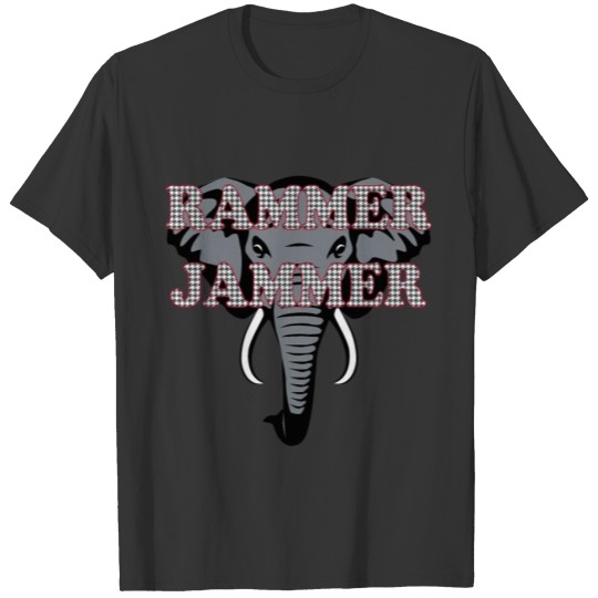 Albm Rammer Jammer Houndstooth Elephant Tide T Shirts