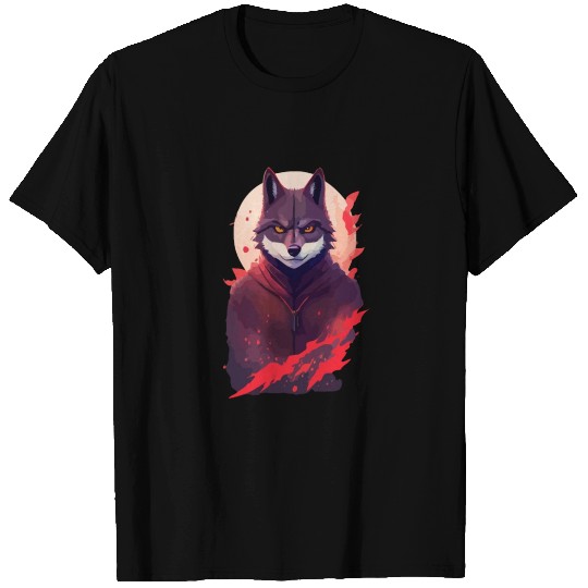 Ninja Style: The Cute Wolf Face with a Twist of Me T Shirts