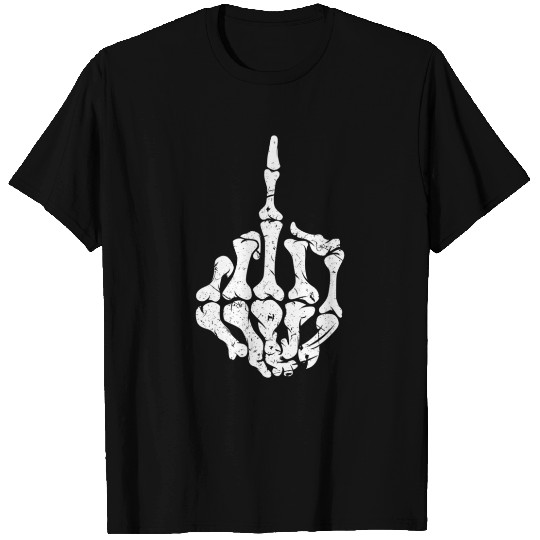 Offensive Biker Middle Finger ull T Shirts