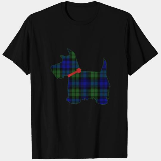 Campbell Scottie Dog Scottish Terrier Black Watch T Shirts