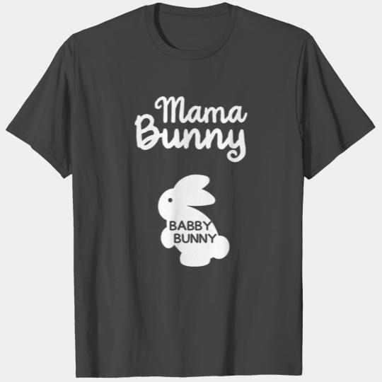 Easter Day Mom Mommy Baby Pregnant Bunny Eggs Ear T Shirts