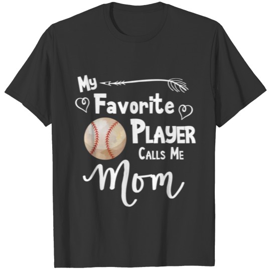 Mom Baseball Softball Game Fan Sports Favorite T Shirts