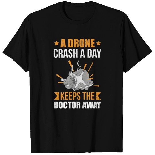 Drone Flying Design For A Quadrocopter Hobby Pilot T Shirts