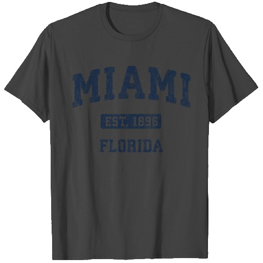 Miami Florida Fl Athletic Sports T Shirts