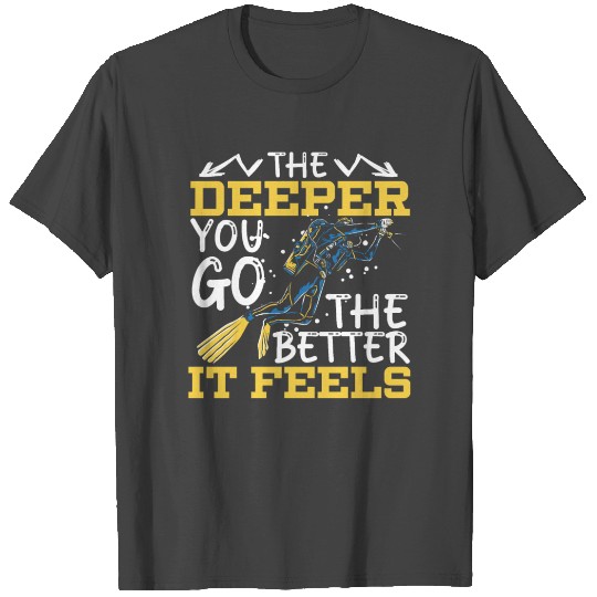 Scuba Diving Freediving Marine Life Scuba Diver T Shirts