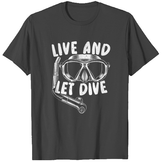 Scuba Diving Freediving Marine Life Scuba Diver T Shirts